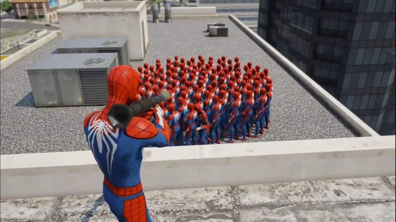 GTA 5 Epic Ragdolls_Spiderman Compilation