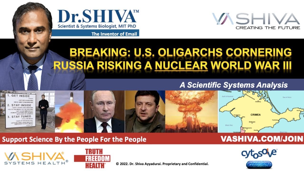 Dr.SHIVA LIVE: BREAKING! U.S. Oligarchs Cornering Russia Risking A Nuclear World War III