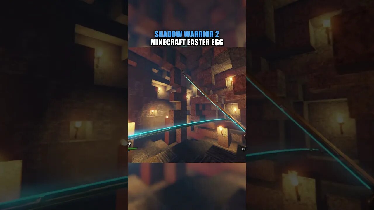 Minecraft Easter Egg in Shadow Warrior 2