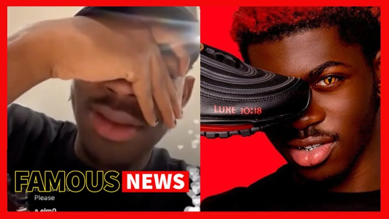 Lil Nas X Reacts To Nike Suing Over 'Satan Shoes' | Famous News