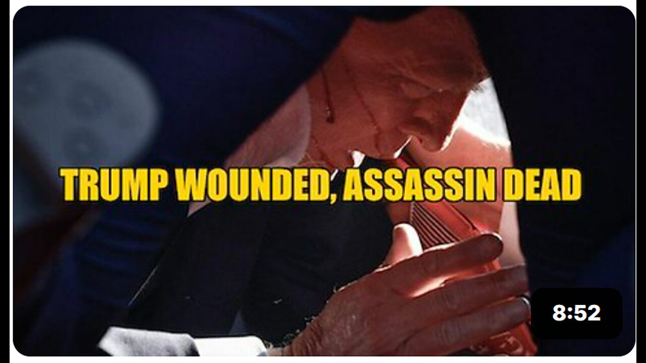 TRUMP WOUNDED, SHOOTER DEAD: ANOTHER DEEP STATE STAND DOWN?