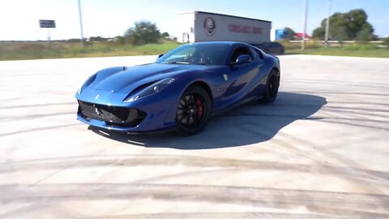 Top G Andrew Tate Drift Ferrari 812 SuperFast Tristan Tate