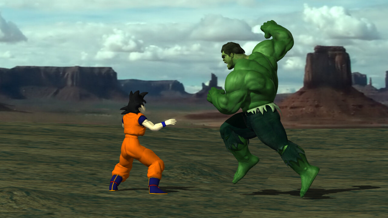 hulk vs goku