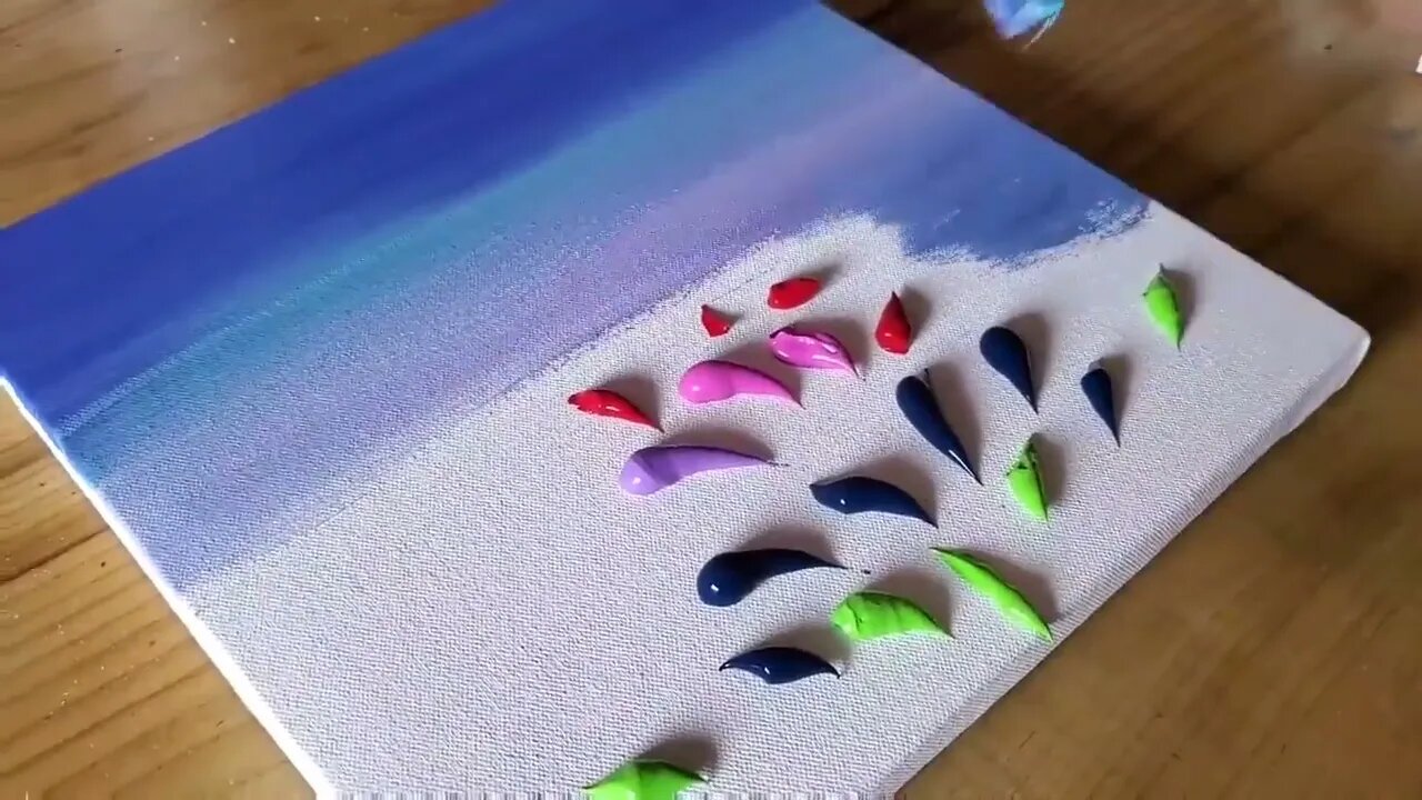 Colorful Flower Field Painting Demo