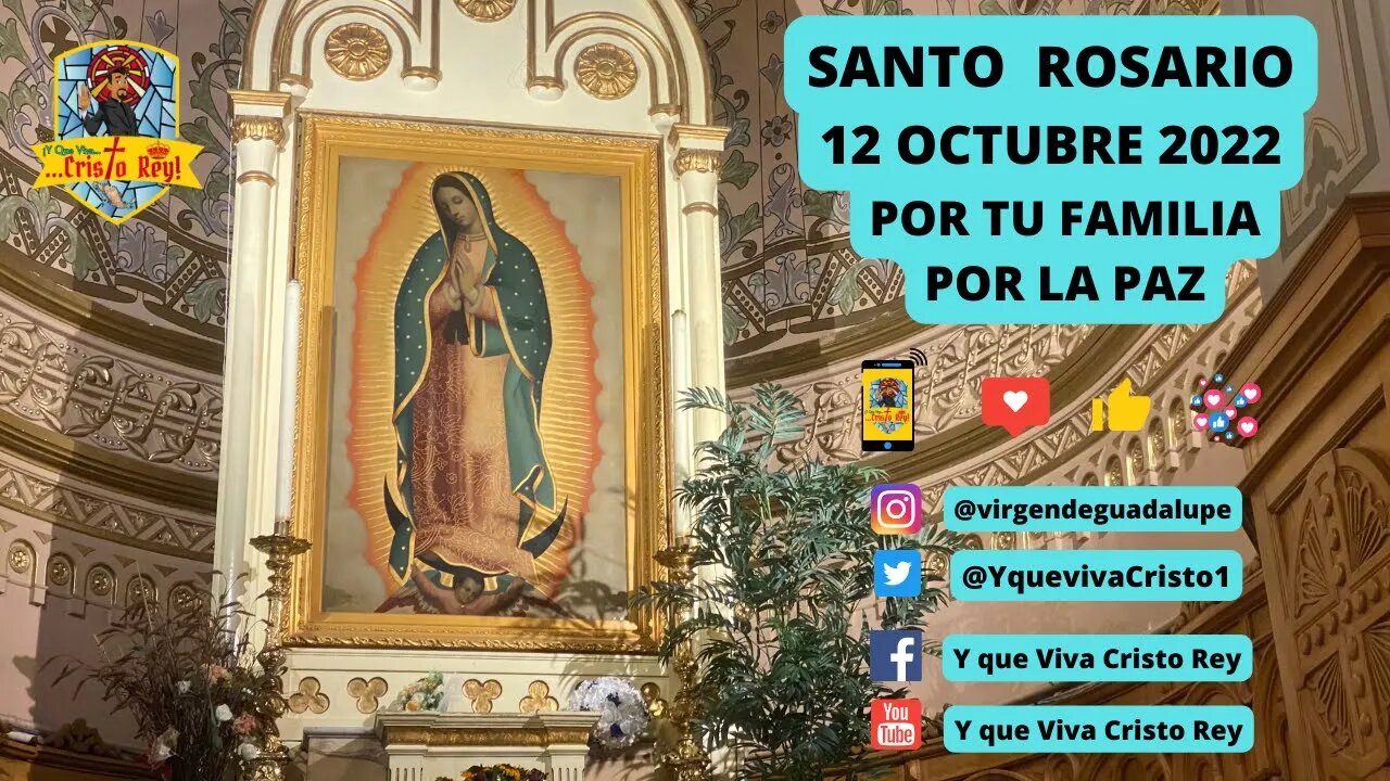 ROSARIO POR TU FAMILIA: VIVA CRISTO REY #Rosario #rosariohoy #ROSARIO #vivacristorey #iglesia