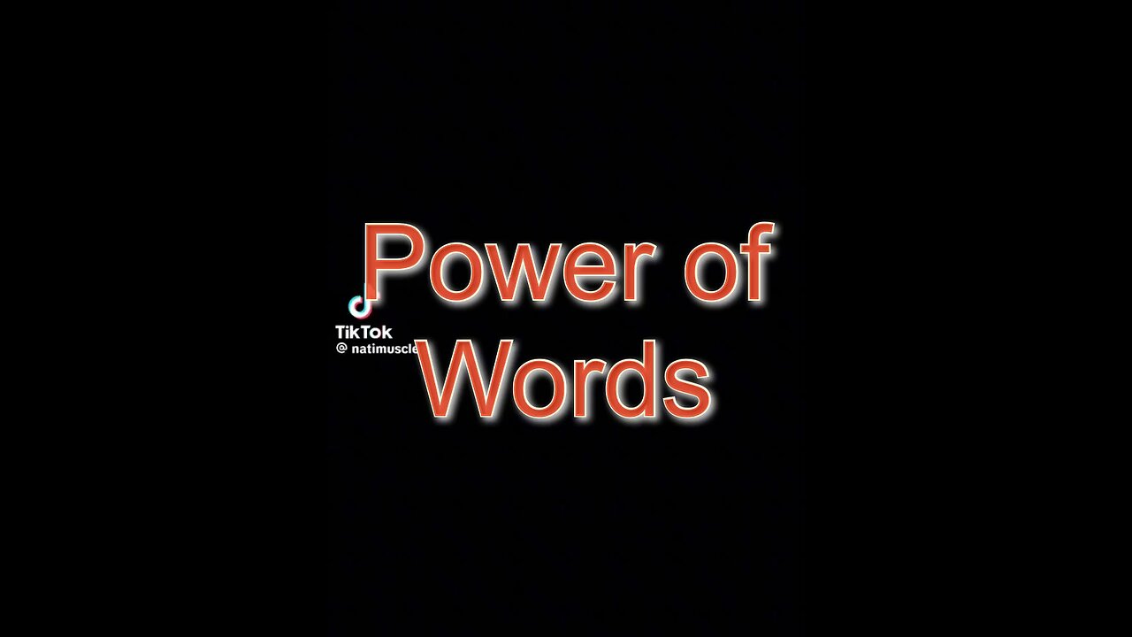 Power of words