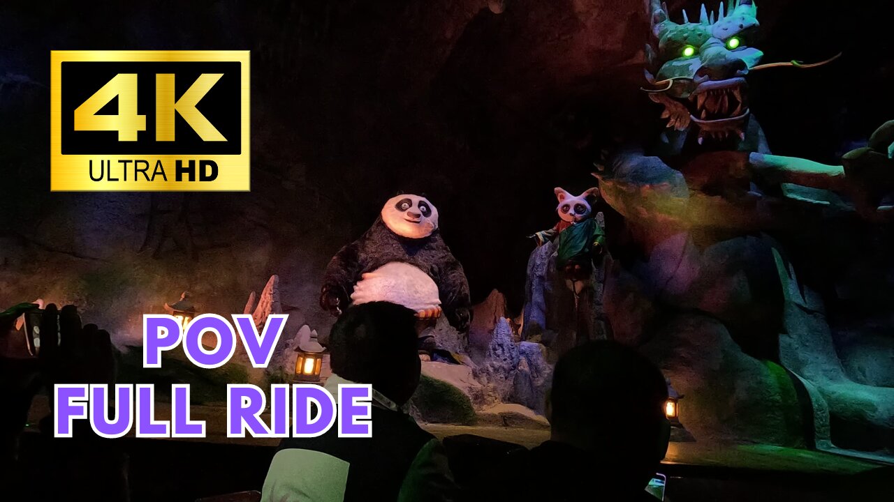 【4K】Kung Fu Panda Journey of the Dragon Warrior | Universal Studios Beijing - 2024 | Full Ride