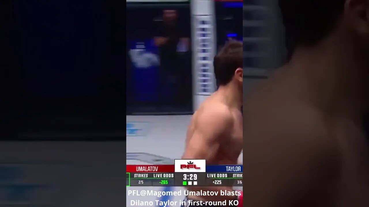 PFL@Magomed Umalatov blasts Dilano Taylor in first round KO #shorts #professionalfighter