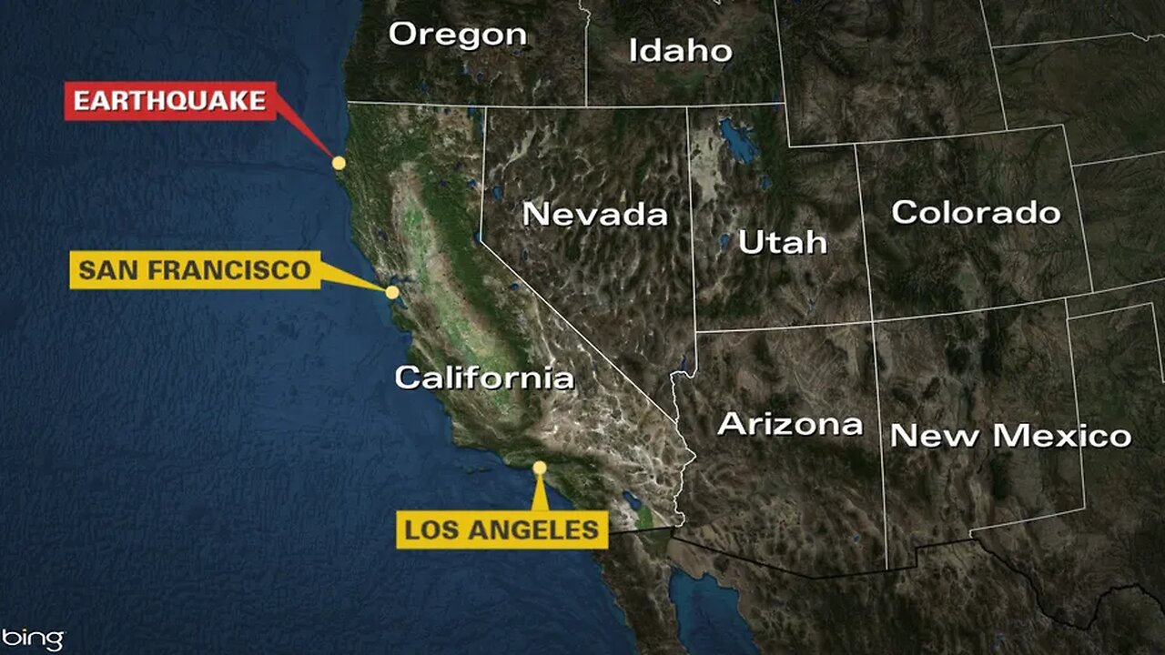 Footage of California Earthquake Shaking the Grounds