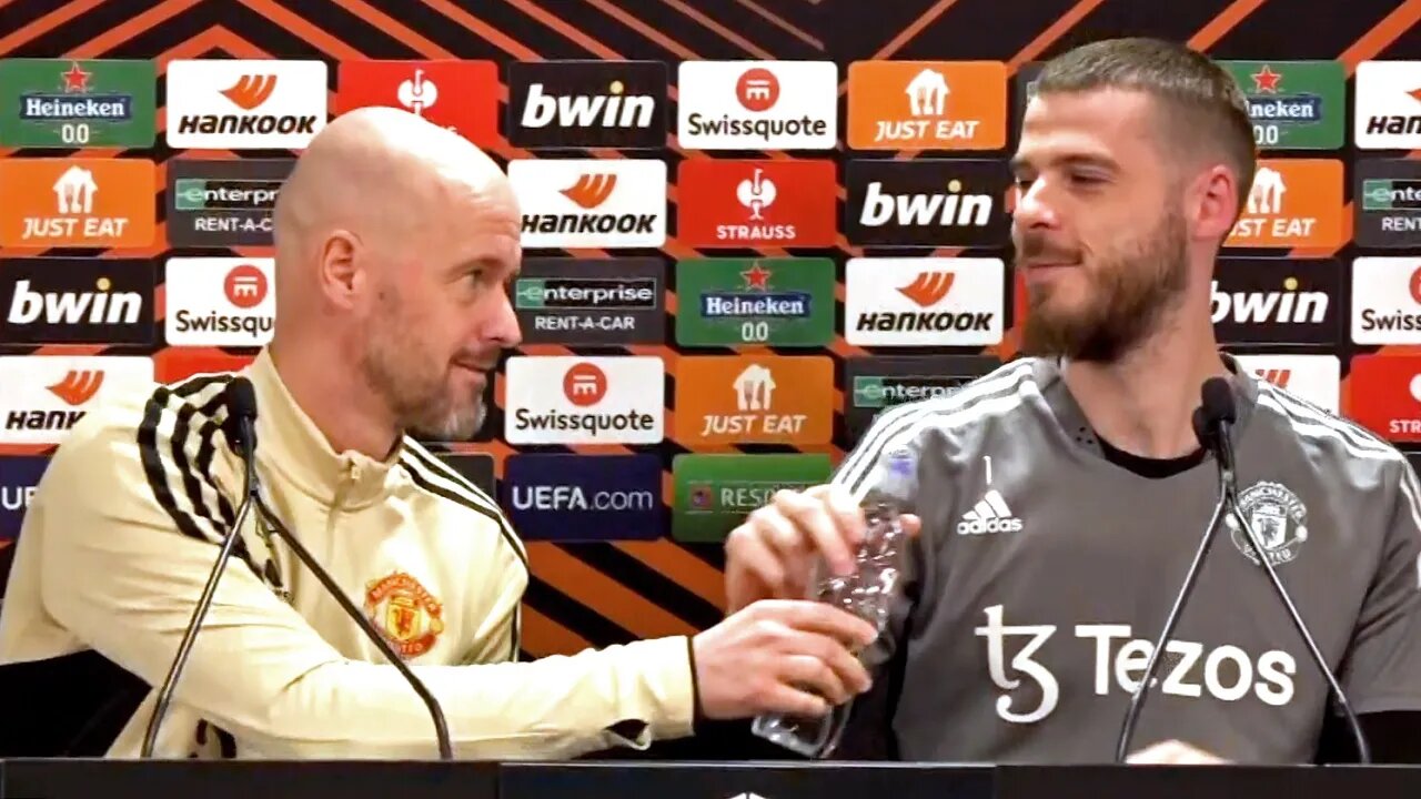 'When Martial is in the team we play our BEST FOOTBALL!' | Erik ten Hag, De Gea | Man Utd v Sevilla