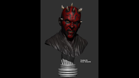 Darth Maul Sculpting Video