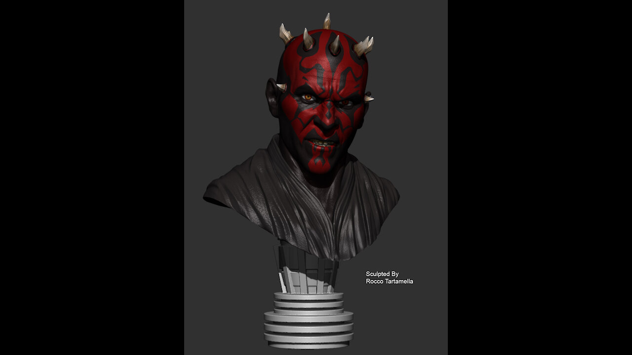 Darth Maul Sculpting Video