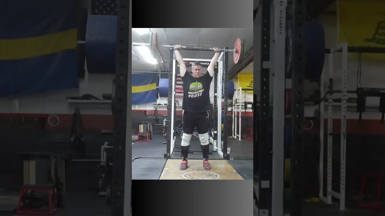 90 kg / 190 lb - OHP - 4 Singles