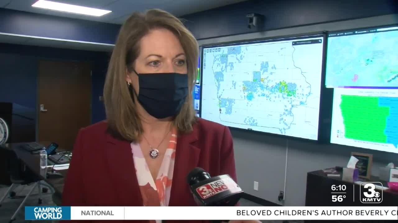 U.S. Representative Cindy Axne tours Western Iowa; talks COVID-relief and flood recovery