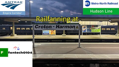 Summer late night railfanning at Croton-Harmon! (Metro North Railroad & Amtrak)