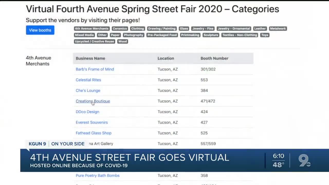 Fourth Avenue Spring Street Fair going virtual