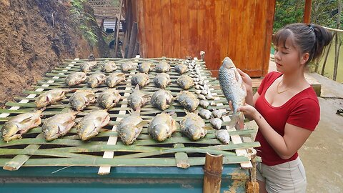 Pull Fishing Nets - Smoked Fish Processing, Marinate and preserve fish | Free Bushcraft, Ep122