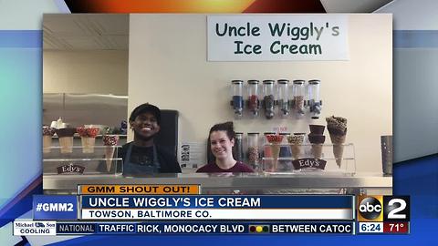 Good morning from Uncle Wiggly's Ice Cream in Towson