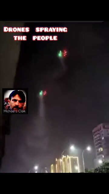 DRONES SPRAYING SUSPICIOUS LIQUIDS👾💦🌆 OVER PUBLIC BUILDINGS🪁💦🏙️💫
