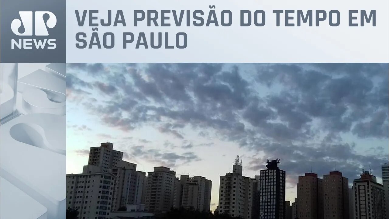 Chuva diminui em São Paulo nos próximos dias