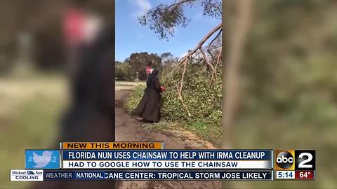 Nun in FL searched Google on how to use chainsaw