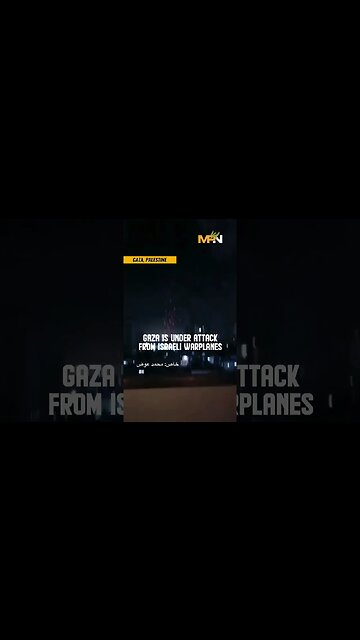 BREAKING: Apartheid Israel's military is bombing Gaza.