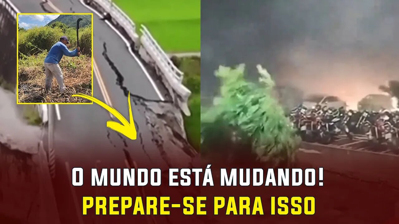 O mundo está mudando - Clima está severo - Seria a inversão magnética ou cataclisma? UFO OVNI