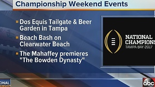 National Championship events in the Tampa Bay area