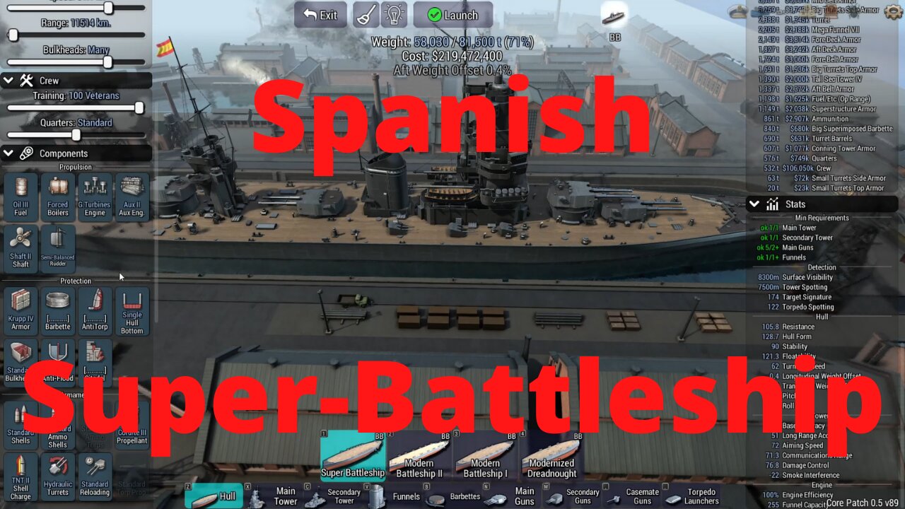 Spanish Super-Battleship