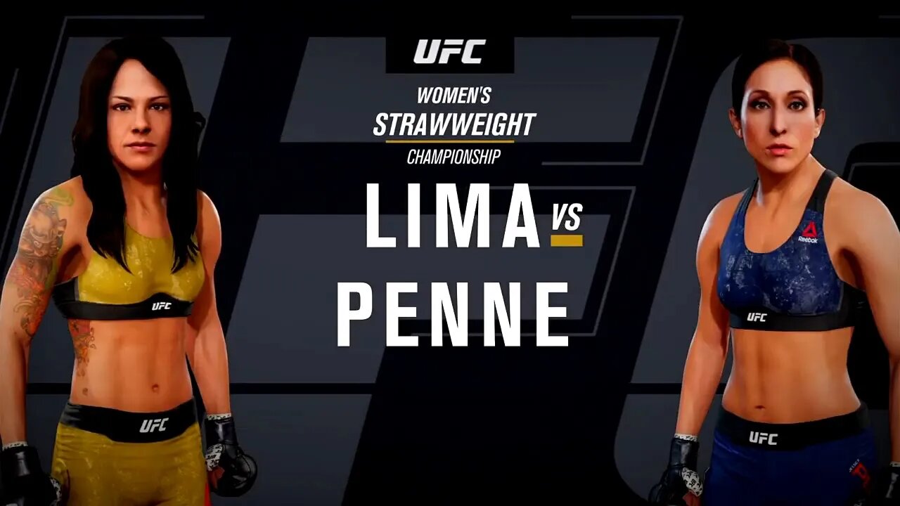 EA Sports UFC 3 Gameplay Jessica Penne vs Juliana Lima