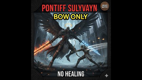 Dark Souls 3 Pontiff Sulyvahn | BOW ONLY, NO HEALING Challenge