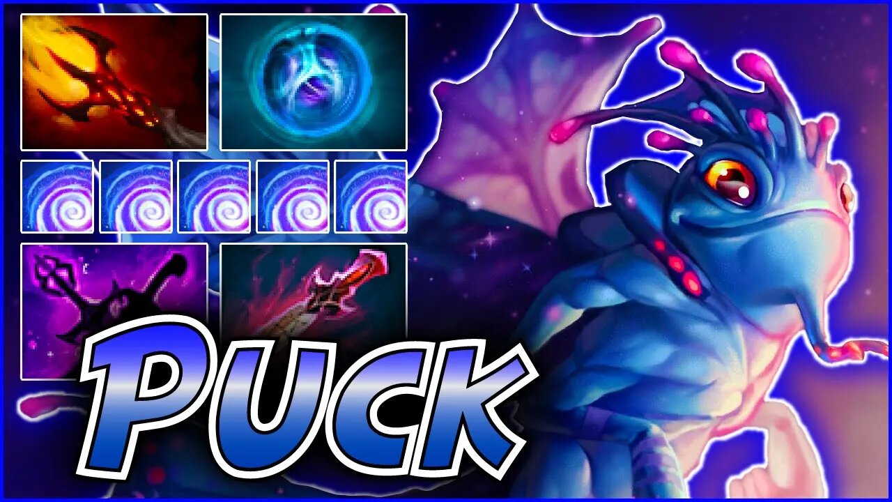 How to DELETE your ENEMYS with one click Puck | DOTA 2 Gameplay