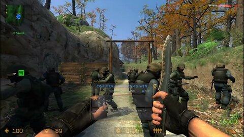 Counter Strike Source Militia Bots #3 Only Knives