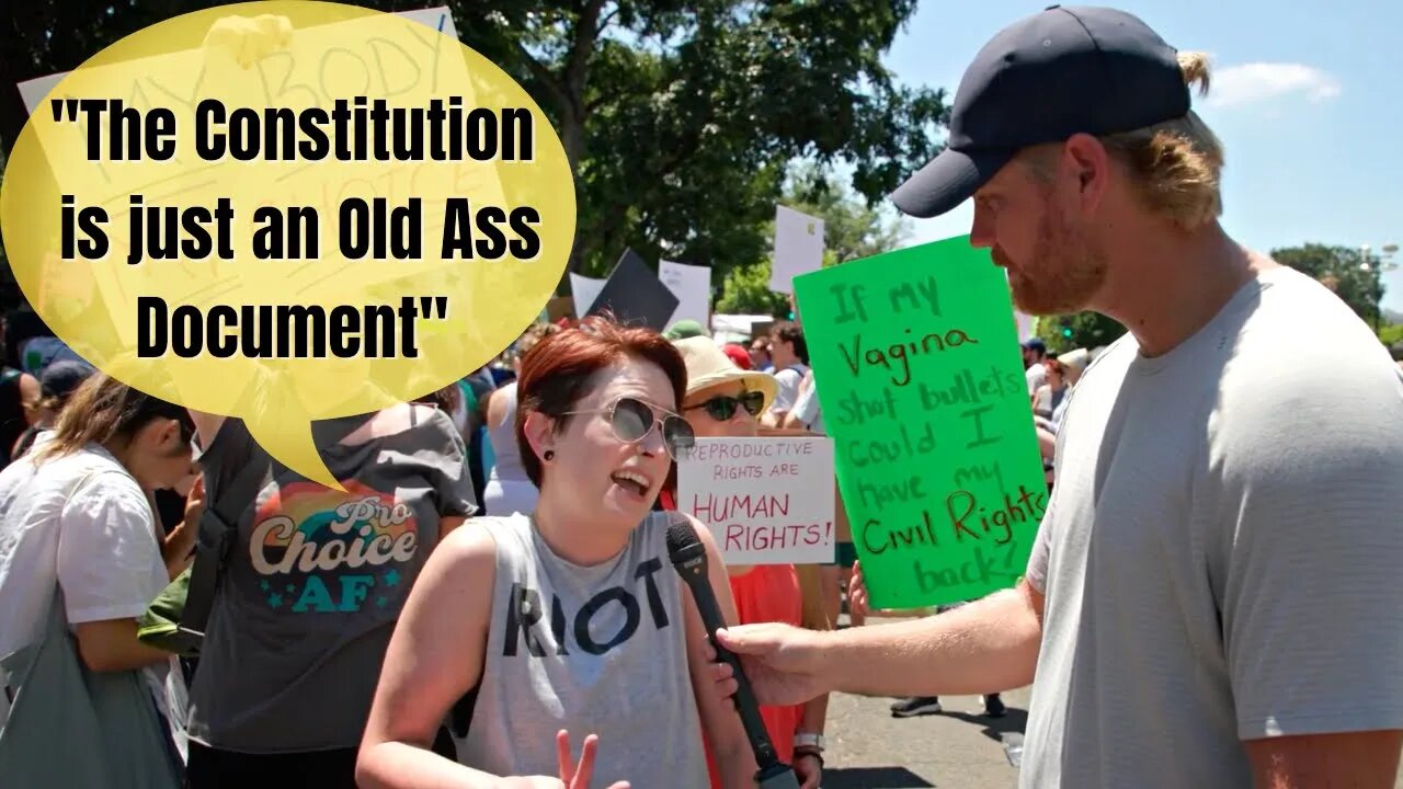 Pro-Choice Advocate "Doesn't Care" About The Constitution | TurningPointUSA