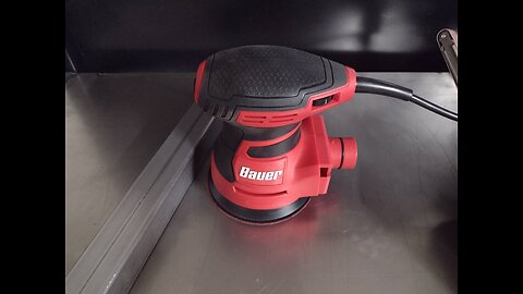 Harbor Freight Bauer 5" corded orbital sander disappointment