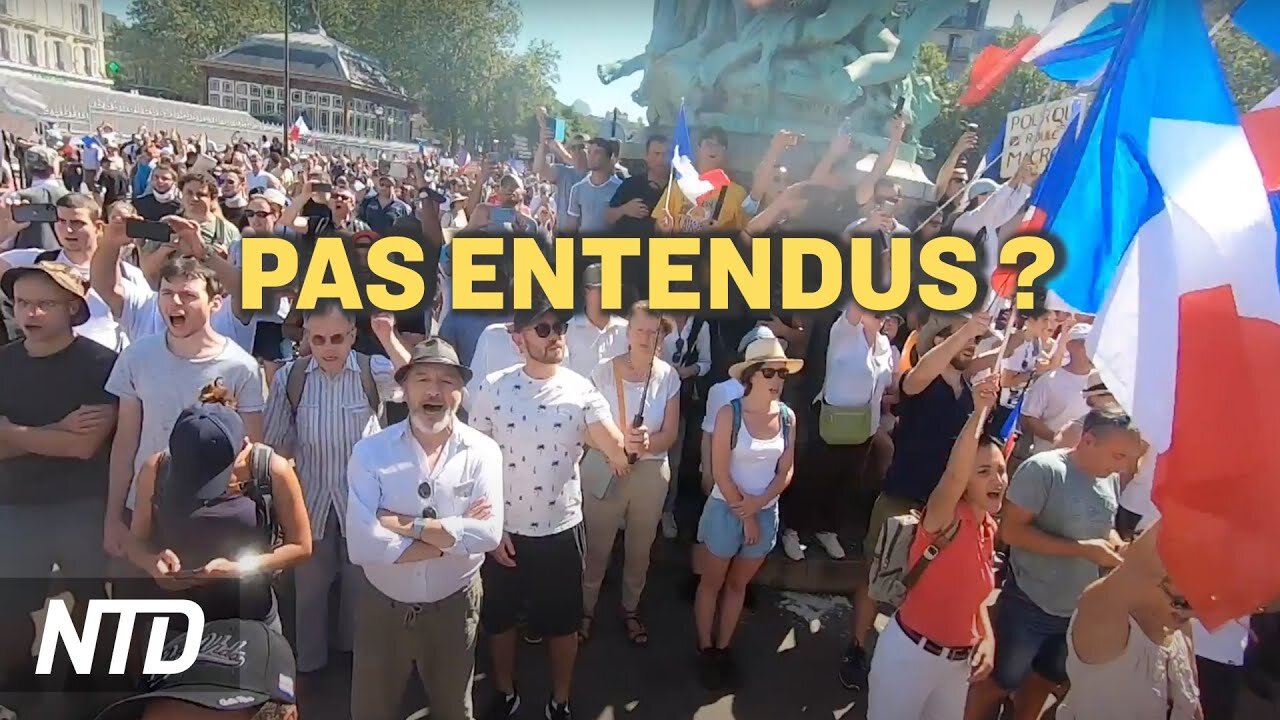 France : forte mobilisation anti-pass ignorée ? NYC : protestations contre le pass vaccinal