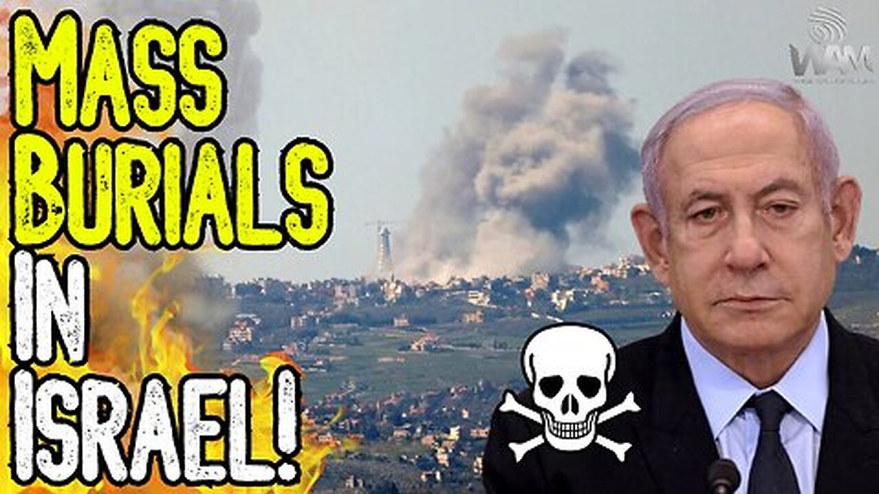 MASS BURIALS IN ISRAEL! - Genocide Continues As Israel Wages War In Lebanon! - Talk Of Mass Graves