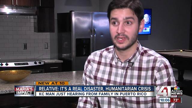 KC man worries about family in Puerto Rico