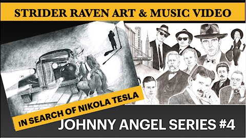 STRIDER RAVEN'S .. JOHNNY ANGEL DETECTIVE SERIES #4 IN SEARCH OF NIKOLA TESLA