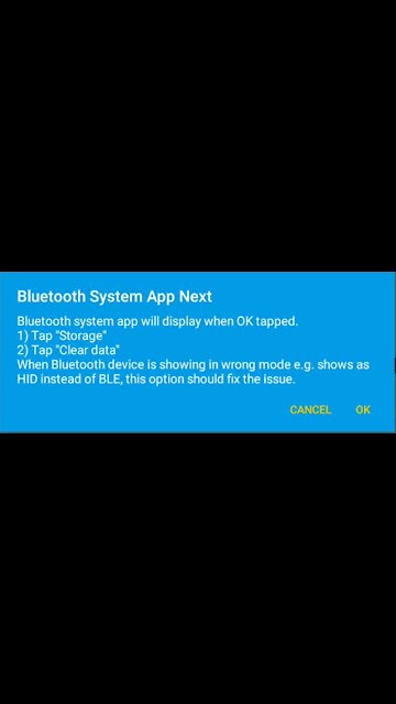 Bluetooth Connect Fails Android Mode as-HID when-BLE
