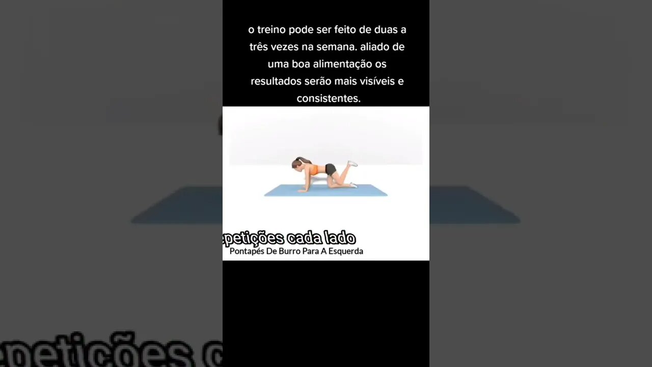 TREINO DE GLÚTEOS EM CASA - Vídeos Tiktok #Shorts