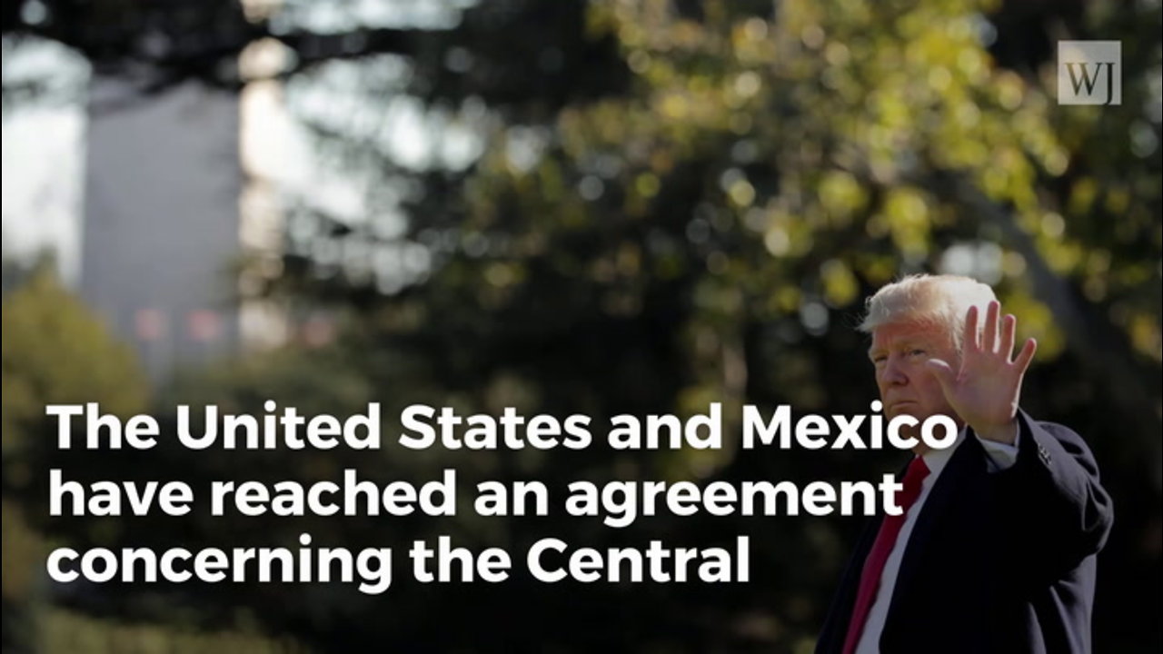 US And Mexico Reach Agreement on Huge Migrant Caravan