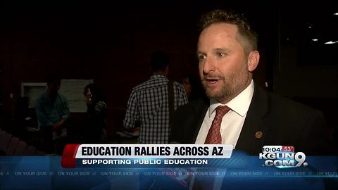 Education rally in Tucson