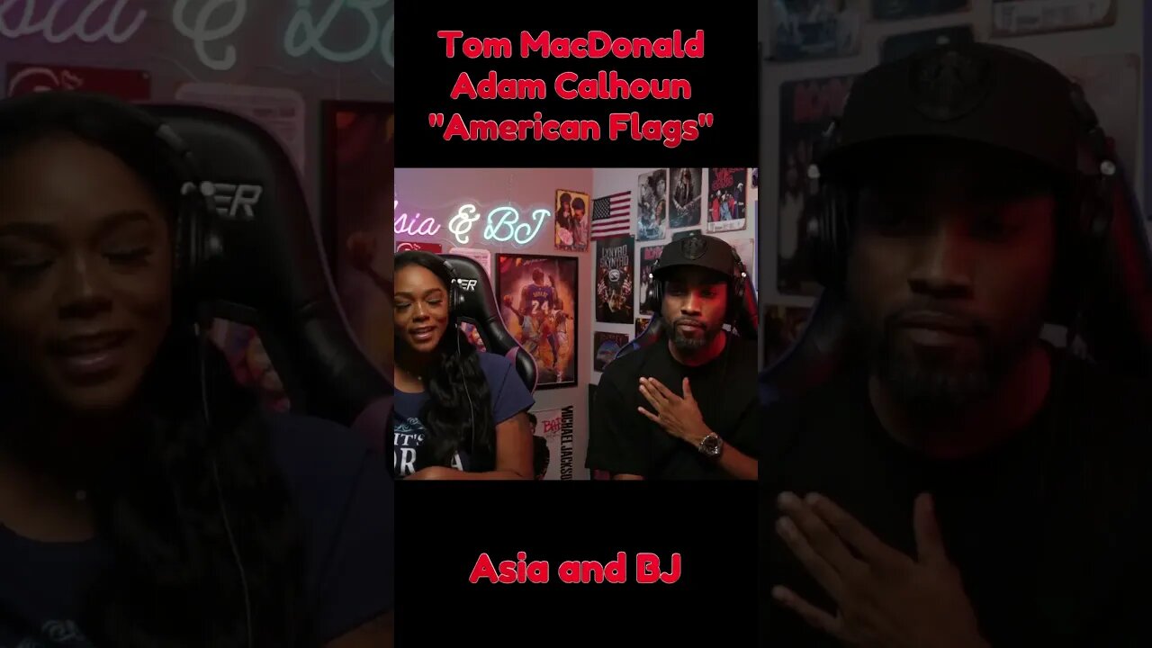 Tom MacDonald Adam Calhoun American Flags #ytshorts #shorts | Asia and BJ