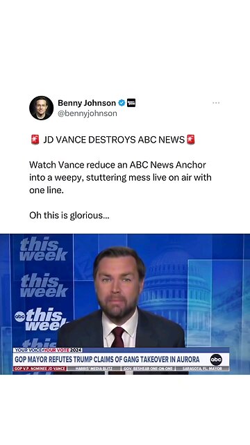 JD Vance destroys FAKE News Reporters