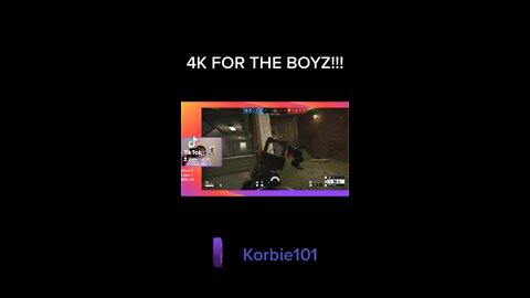 A quick 4K for the boys!! |Rainbow six siege|