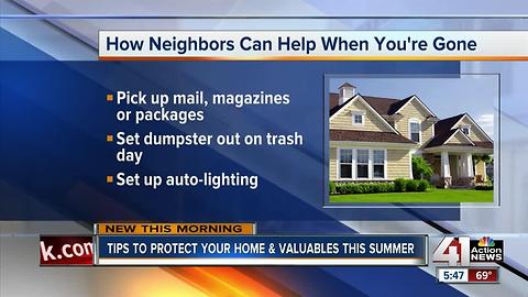 Ways to protect your home from burglars during summer vacation