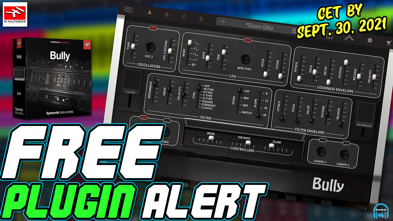 FREE PLUGIN ALERT - IK Multimedia Syntronik BULLY Synth (Limited Time!)