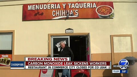 2 people taken to hospital after high levels of carbon monoxide reported at Commerce City restaurant