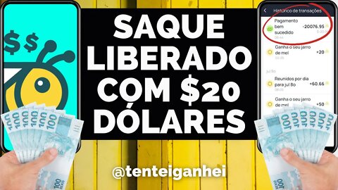 💲 5 DÓLARES NA HORA 💲 - Use esse APP e GANHE DINHEIRO sem Fazer Nada - HONEYGAIN 💲